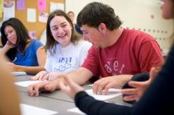 Students Talking In Classroom